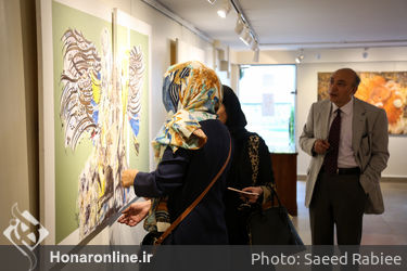 افتتاح نمایشگاه نقاشی نسرین عتیقه‌چی در گالری گلستان