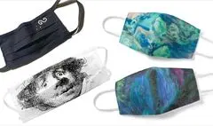 ماسک‌های هنری یادگاری جدید موزه‌ها / وقتی مد به کمک حل بحران کرونا می‌آید