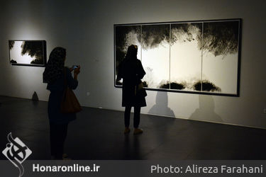نمایشگاه نقاشی‌های آب‌مرکب پری‌یوش گنجی در گالری ایرانشهر