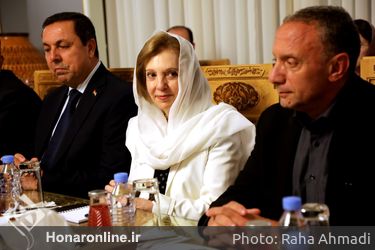 دیدار وزیر فرهنگ و ارشاد اسلامی با وزیر فرهنگ سوریه در تالار وحدت 