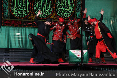 تعزیه خوانی سیدالشهدا (ع) در میدان ولیعصر