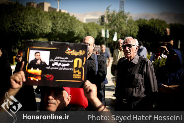 مراسم تشییع پیکر "حسین عرفانی" دوبلور پیشکسوت