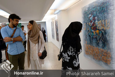 نمایشگاه نقاشی‌های  بهزاد بزرگی در گالری والی