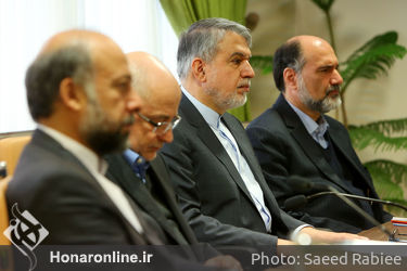 دیدار مدیران معاونت امور هنری با وزیر ارشاد