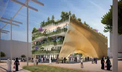 نمایش باغ‌های معلق در اکسپو دوبی | «طاق سبز» در پاویون بلژیک