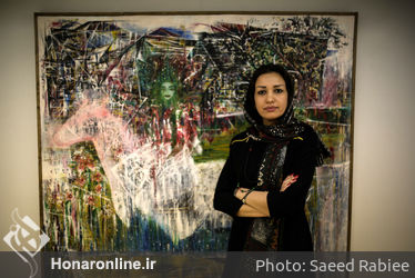 افتتاحیه‌ی نمایشگاه نقاشی سمانه تاری در گالری والی