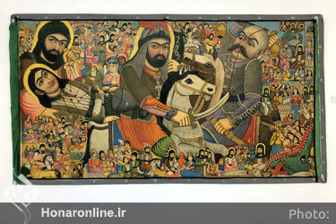 نمایشگاه "نقاشى قهوه‌خانه" در گالری مهرسان