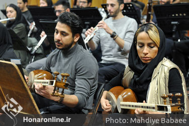 تمرین ارکستر ملی ایران به رهبری رازمیک اوحانیان