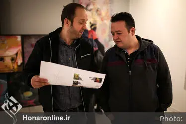 افتتاحیه نمایشگاه نقاشی های سعید رفیعی منفرد در گالری ساربان