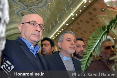 تجدید میثاق هنرمندان و وزیر ارشاد با آرمان های امام راحل