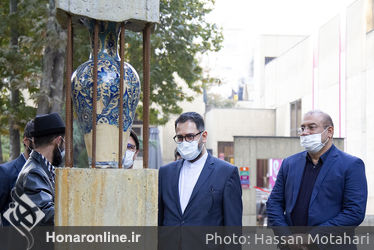 افتتاحیه یازدهمین دوسالانه ملی سرامیک ایران در فرهنگسرای نیاوران