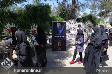  تشییع پیکر علی مرادخانی، معاون سابق امور هنری وزارت فرهنگ و ارشاد اسلامی