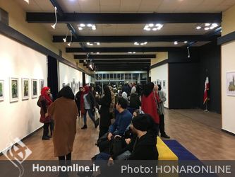 نمایشگاه نقاشی هنرجویان بهزاد شیشه‌گران در نگارخانه دانشجو