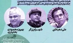 هیئت‌علمی انتخاب مقالات دهمین سمینار بین‌المللی نمایش‌های آیینی و سنتی معرفی شد