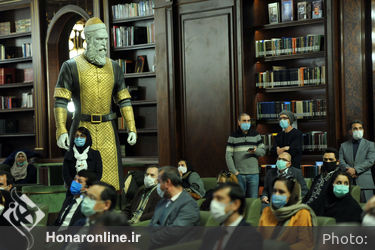مراسم اختتامیه نمایشگاه خوشنویسی «رقص قلم»  در کتابخانه ایران‌مال 