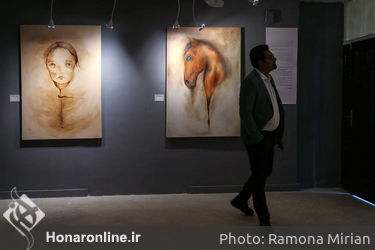 نمایشگاه نقاشی های مهناز بهرام نیا در گالری نگر