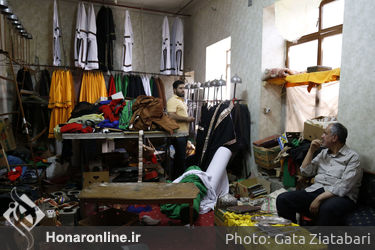 عیادت مسجد جامعی از ابوالفضل مقدر از سازندگان قدیمی اسباب تعزیه خوانی