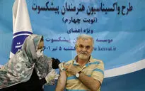 تزریق دوز چهارم واکسن کرونا به هنرمندان پیشکسوت