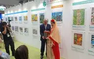 Ghazaleh Mohammadi Honored at Japanese Environment Painting Contest