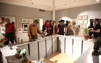 دومین بازار آثار هنری در خانه هنرمندان
