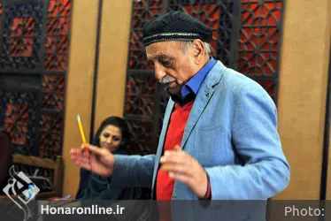 ورکشاپ نقالی دکتر پرویز ممنون در موسسه توسعه هنرهای معاصر