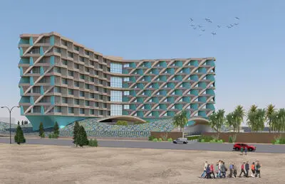نشر صورا عن مشروع جدید لمصممتین إیرانیتین فی مجال هندسة العمارة