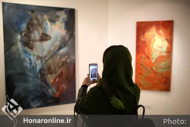 افتتاحیه نمایشگاه نقاشی های سعید رفیعی منفرد در گالری ساربان