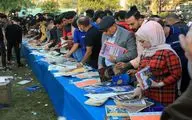 تصاویر | جشنواره «من یک عراقی‌ام، من ادبیات می‌خوانم» با ۳۰ هزار جلد کتاب رایگان