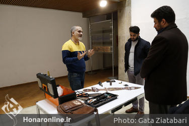 کارگاه تجسمی نمایشگاه «سرو ایرانی» در فرهنگسرای نیاوران
