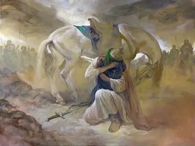 وداع پدر با دختر در روز عاشورا به روایت حسن روح‌الامین
