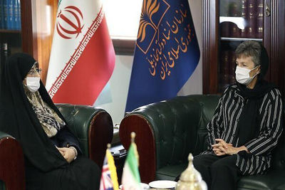 NLAI director Ashraf Borujerdi, Australian Ambassador Lyndall Sachs meet in Tehran 