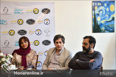 نشست خبری نمایش "معاشر" به کارگردانی احسان حاجی پور در کافه لحظه