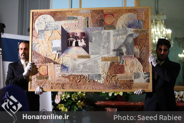 مراسم حراج هنری گوهران در کاخ نیاوران