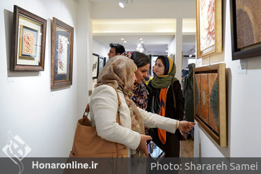 نمایشگاه گروهی نقاشیخط و خوشنویسی هنرجویان باربد یزدانی در نگارخانه بهارک