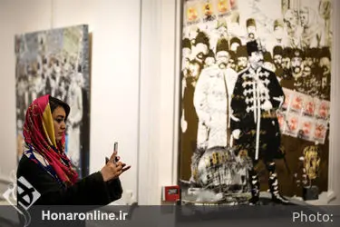 افتتاحیه نمایشگاه نقاشی های سروناز سلطانی در گالری موزه هنرهای زیبا
