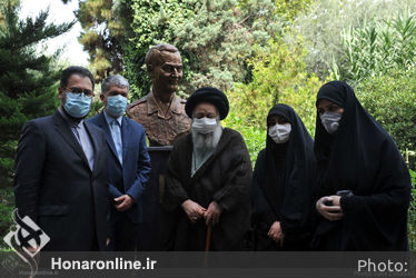 مراسم رونمایی از سردیس شهید حاج قاسم سلیمانی در تالار رودکی
