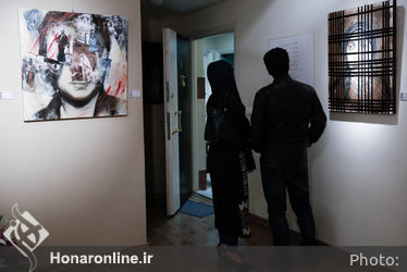 افتتاحیه نمایشگاه نقاشی های فائزه افجه نیا در گالری شَلمان