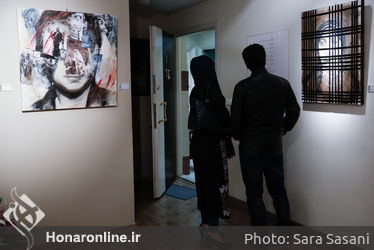 افتتاحیه نمایشگاه نقاشی های فائزه افجه نیا در گالری شَلمان