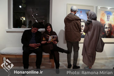 افتتاح نمایشگاه آثار مهرداد ختایی در گالری ماه