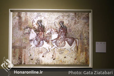آثار نقاشی نهمین جشنواره تجسمی فجر در موزه هنرهای معاصر تهران
