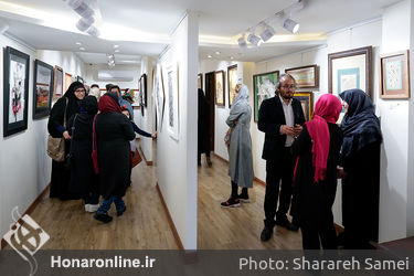 نمایشگاه گروهی نقاشی‌خط و خوشنویسی در نگارخانه بهارک