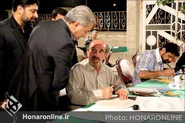 آیین کتابت فرازهایی از قرآن توسط خوشنویسان شیرازی در "مشق شب قدر"