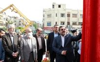حضور وزیر فرهنگ و ارشاد اسلامی در مراسم رونمایی از مجسمه سعدی