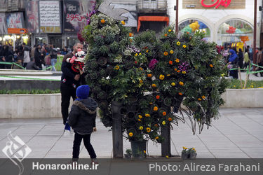 مجسمه های پیاده راه فرهنگی رشت‎