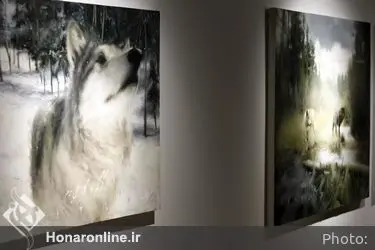 نمایشگاه نقاشی‌های یاسر میرزایی در گالری آ