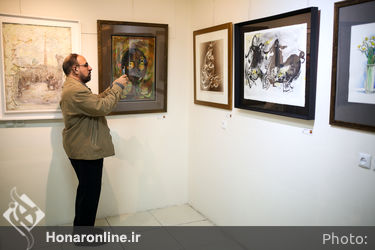 افتتاح نمایشگاه گروهی از آثار اساتید هنر ایران در گالری نقش و خط