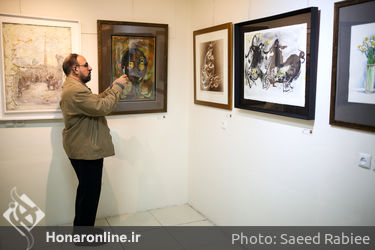 افتتاح نمایشگاه گروهی از آثار اساتید هنر ایران در گالری نقش و خط