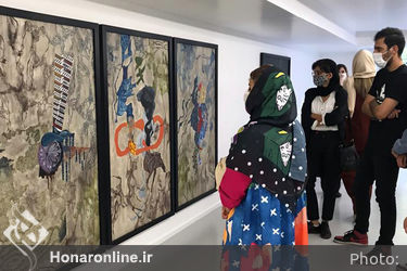 نمایشگاه آثار نیلوفر بهشتی نسب در گالری والی