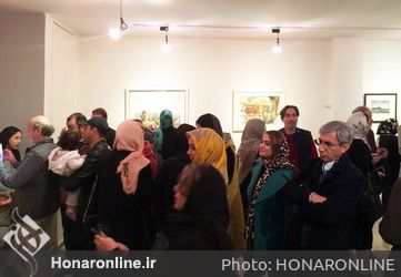 نمایشگاه آثار نقاشی آبرنگ نگاران ایران در گالری لاله