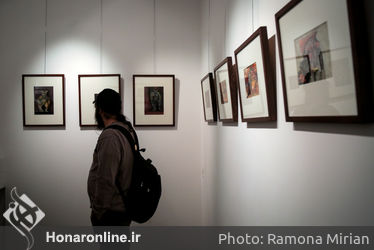 افتتاحیه نمایشگاه حمید جبلی در گالری آتبین